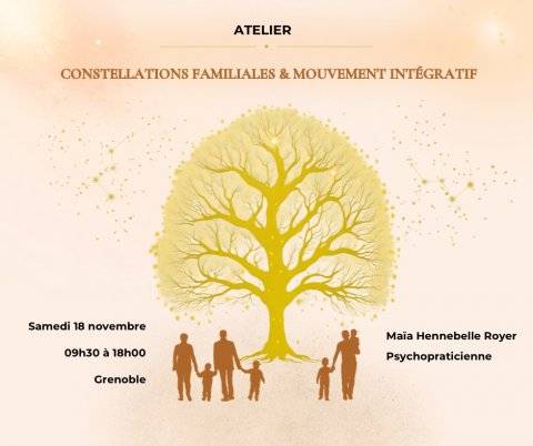Atelier constellations familiales et mouvement intégratif le 10 février 2024