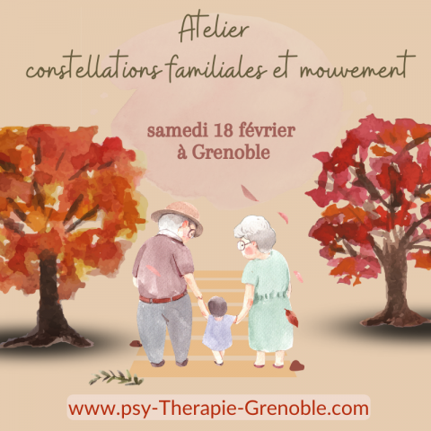 Atelier constellations familiales et mouvement à Grenoble 