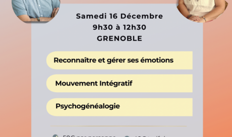Atelier Gestion des émotions et des relations à Grenoble 